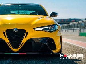 Alfa Romeo Giulia Quadrifoglio GTAm Conversion Kit by PariS'5 GaraGe - Complete Kit - FRP/ Carbon Fiber Combo Alfa Romeo Giulia Quadrifoglio GTAm Conversion Kit by PariS'5 GaraGe - Complete Kit - FRP/ Carbon Fiber Combo
